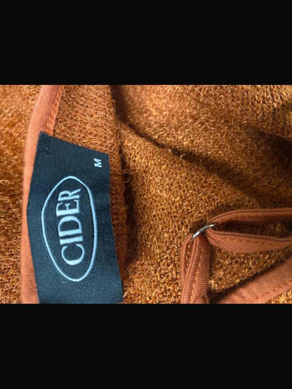 Cider Rust Ribbed Midi Slip Dress - Picture 4 of 4